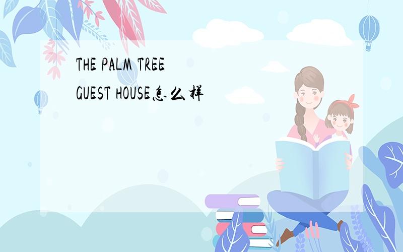 THE PALM TREE GUEST HOUSE怎么样