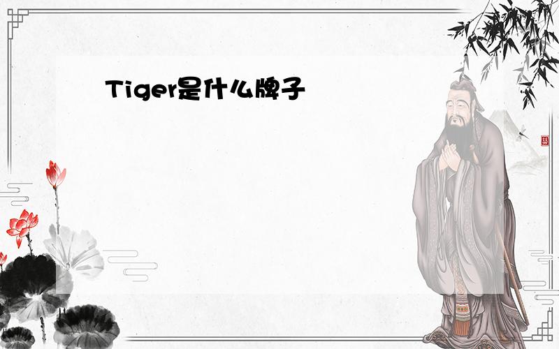 Tiger是什么牌子