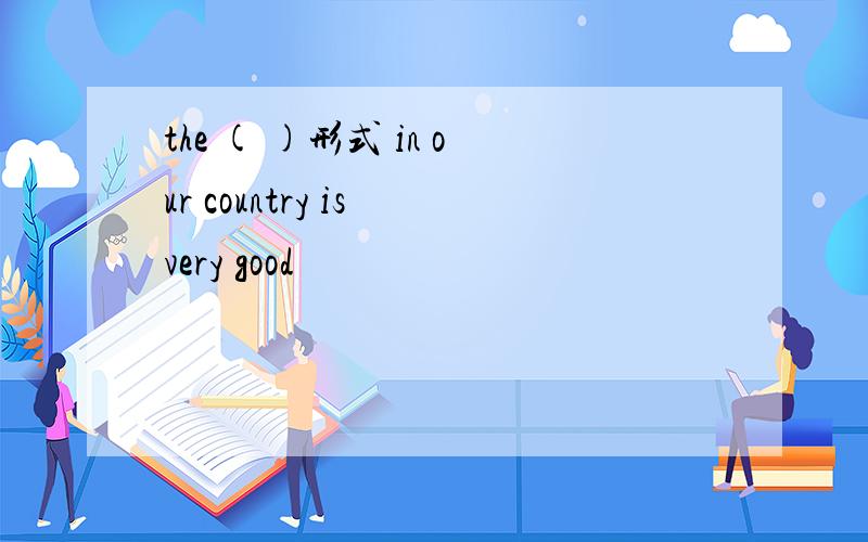 the ( )形式 in our country is very good